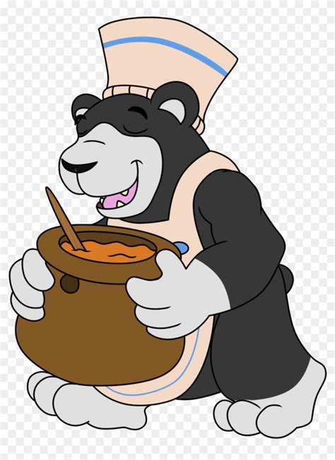 Chef Bear - Cartoon - Free Transparent PNG Clipart Images Download