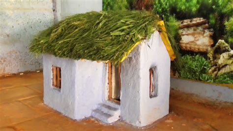 How to make miniature village house - YouTube