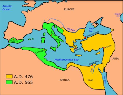 Byzantine Empire Historical Maps by Teach Simple