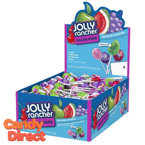 Jolly Rancher Filled Lollipops - 100ct – CandyDirect