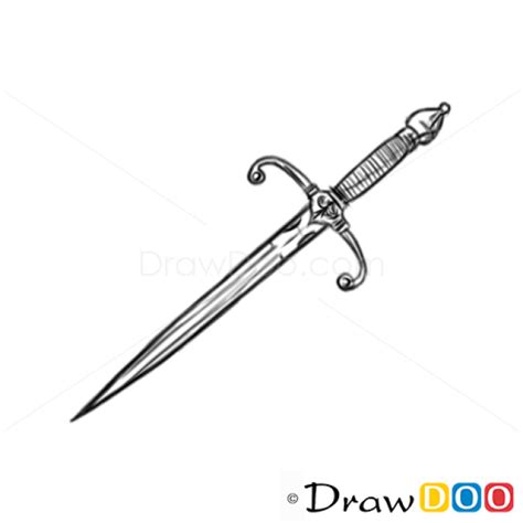 How to Draw Dagger, Cold Arms