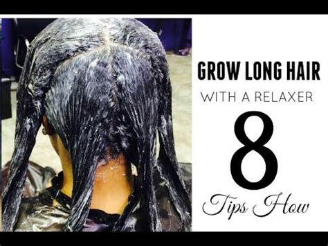 GROWING RELAXED HAIR | 8 TIPS HOW - YouTube