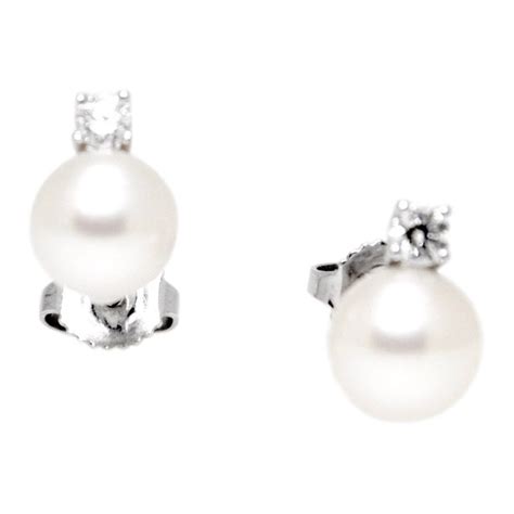 Tiffany & Co. Signature Pearl and Diamond Earrings– Oliver Jewellery