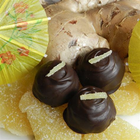 Candied Ginger Chocolate Truffles – Napa Valley Chocolate Company