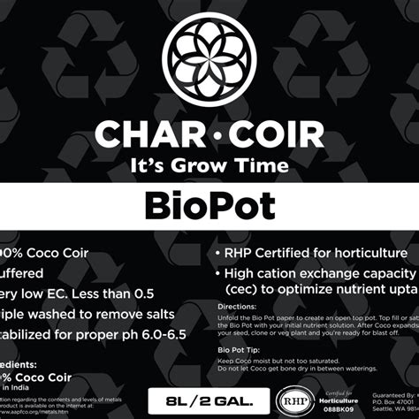 Coco Coir Pots by CharCoir | Wholesale Growers Direct