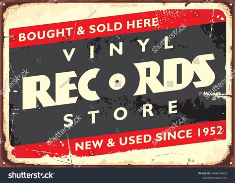 Record Store Sign