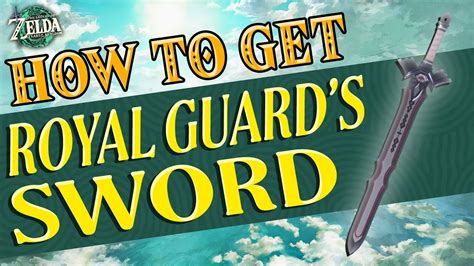 How To Get the Royal Guard's Sword | The Legend of Zelda: Tears of the Kingdom - YouTube