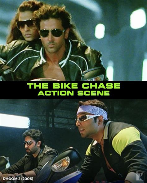 The Bike Chase Action Scene | Scene | Dhoom 2 | Hrithik Roshan | Uday ...