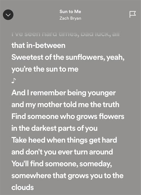 Sun to Me - Zach Bryan in 2022 | Country music quotes, Zach bryan quotes, Song quotes