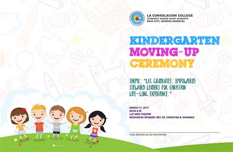 INVITATION: LCC-BAIS KINDERGARTEN MOVING-UP CEREMONY :: Behance