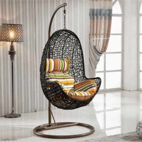 Leather Lounge Chair Outdoor Swing Rattan GIF - Leather Lounge Chair ...