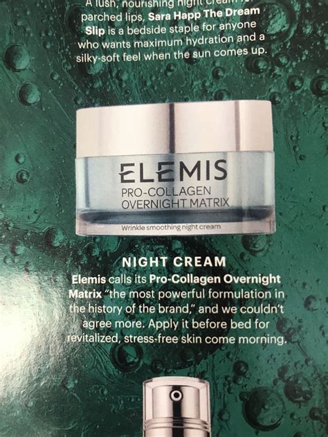 Elemis pro collagen overnight matrix Night cream | Elemis pro collagen ...