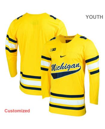 Michigan Wolverines Hockey Jerseys, Michigan Wolverines Hockey Uniforms