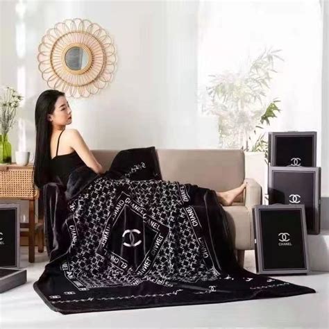 Chanel Black Throw Blanket - Quality Merchandise by T