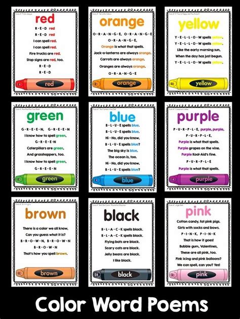 10 Color Songs Videos to Teach How to Spell Color Words ...