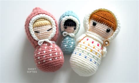 Swaddle Babies · Free Amigurumi Crochet Pattern - Sweet Softies