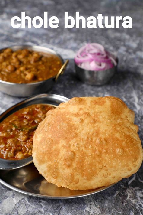 chole bhature recipe | chhole bhature | chana bhatura | chola batura