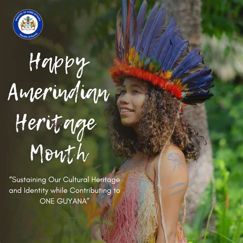 Happy Amerindian Heritage Month - Ministry of Home Affairs