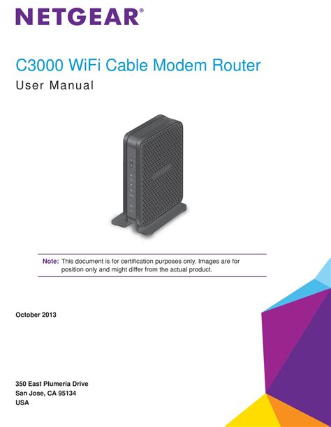 NETGEAR C3000 USER MANUAL Pdf Download | ManualsLib