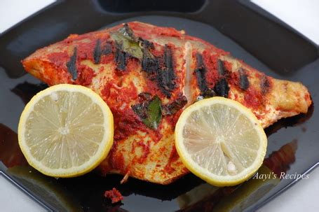 Grilled Pomfret - Aayis Recipes