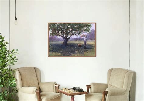 Apple Tree Painting Fruit Trees Apple Orchard Art Apple - Etsy