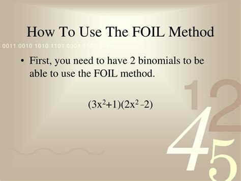 PPT - The FOIL Method PowerPoint Presentation, free download - ID:2804159