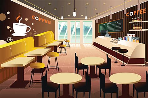 Coffee Shop Clip Art, Vector Images & Illustrations - iStock