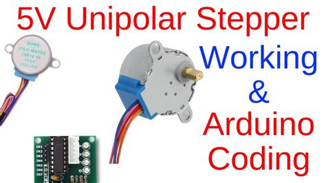 Unipolar stepper motor working principle and practical with Arduino UNO and ULN2003 (part 1 ...