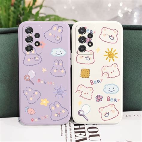 Cute Bear Phone Case for Samsung Galaxy A73 A53 A33 A23 A13 - Etsy ...