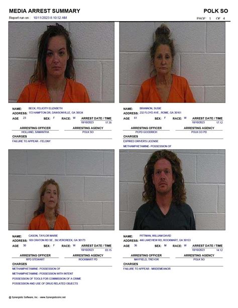 Polk County Jail Report for Wednesday, Oct. 11 | Police Fire ...