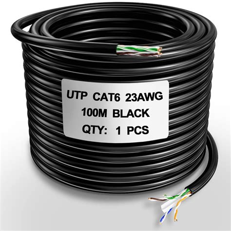 Buy Lan Cable 100m Outdoor, Cat6 Extra Long Ethernet Cable 100 meters ...