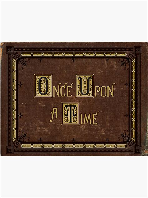 "Once Upon A Time Book" Poster by ButterfliesT | Redbubble