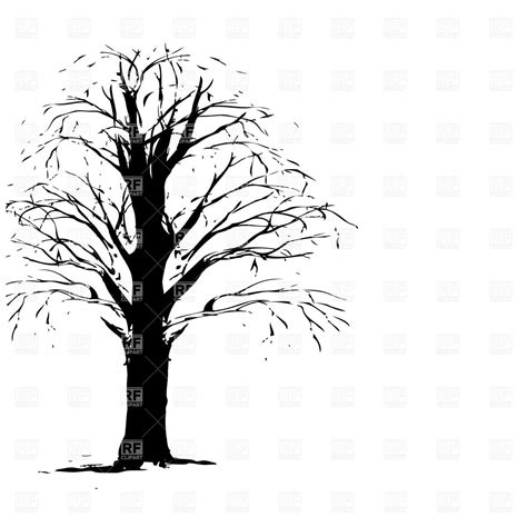 Leafless Tree Silhouette at GetDrawings | Free download