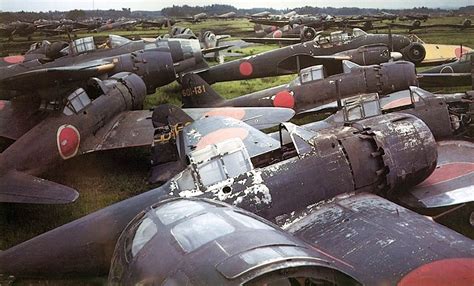 Japanese Mitsubishi Zero fighters and bombers. The Solomon Islands. [1200x725] | Abandoned ...