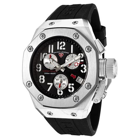 Swiss Legend Chronograph Men's Watch 10541-01 0722631042302 - Watches ...