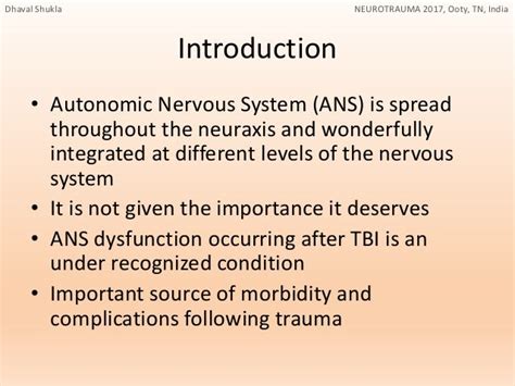 Paroxysmal Sympathetic Hyperactivity in Traumatic Brain Injury [PSH i…