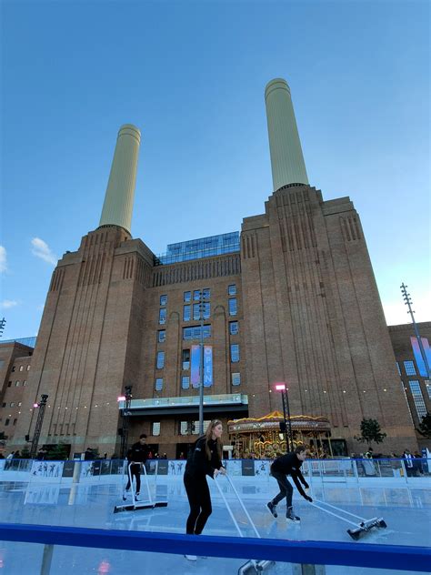 Ice skating starts today at Battersea Power Station : r/london