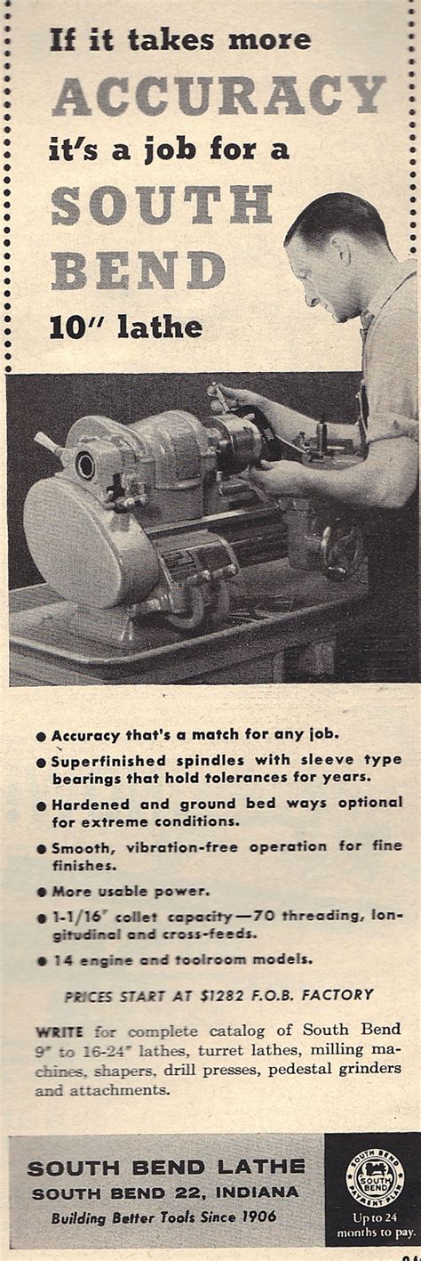 Progress is fine, but it's gone on for too long.: South Bend Lathe 1956