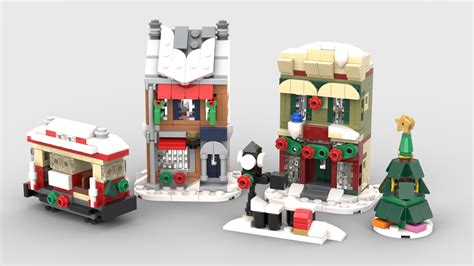 LEGO MOC Mini 10308 Holiday Main Street by christromans | Rebrickable ...