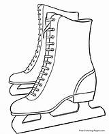 Print Winter Coloring Pages  Ice Skates sketch template