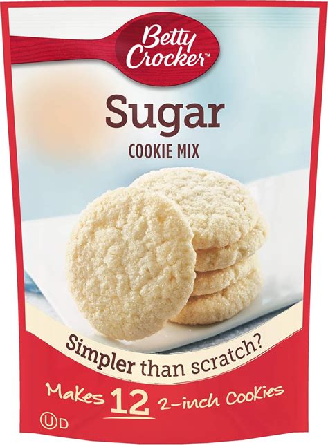 BETTY CROCKER Cookie Mix- Sugar Snack Size, 177g: Amazon.ca: Grocery