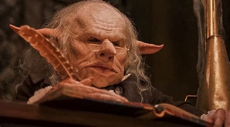 Harry Potter and the Sorcerer’s Stone - Head Goblin at Gringotts. | Harry potter wiki, Harry ...