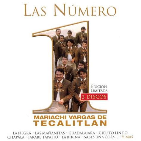 Las Numero 1 Del Mariachi Vargas De Tecalitlan (CD2) - Mariachi Vargas De Tecalitlan mp3 buy ...