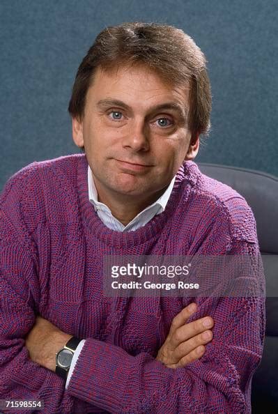 Host of TV's "Wheel of Fortune" game show, Pat Sajak, poses during a ...