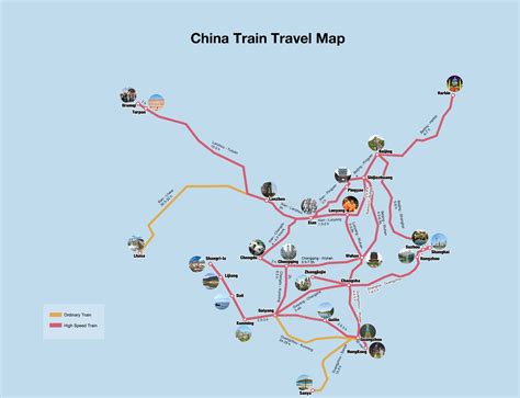 China Railway Maps, 2024 Train Map of High Speed Rail, PDF Download