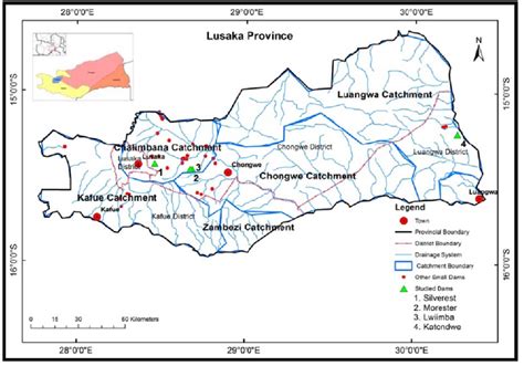 The Drainage System of Lusaka Province and Spatial Distribution of ...