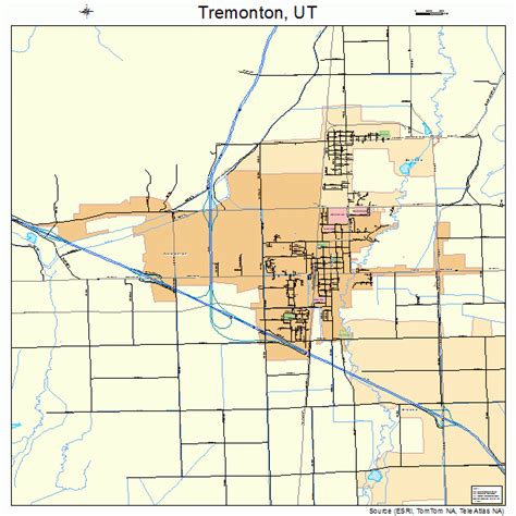 Tremonton Utah Street Map 4977120