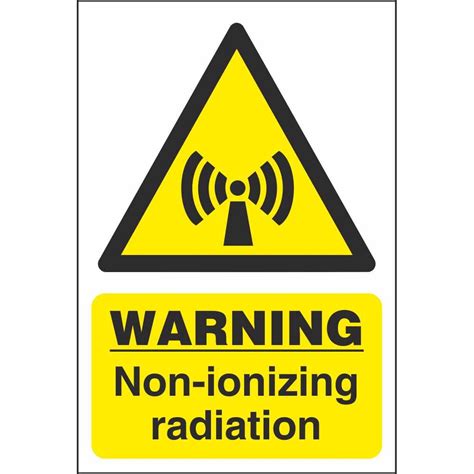 Warning Non Ionizing Radiation Hazard Signs | Workplace Safety Signs