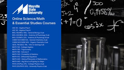 Online Science Lab Classes :: Mayville State University :: Mayville, ND