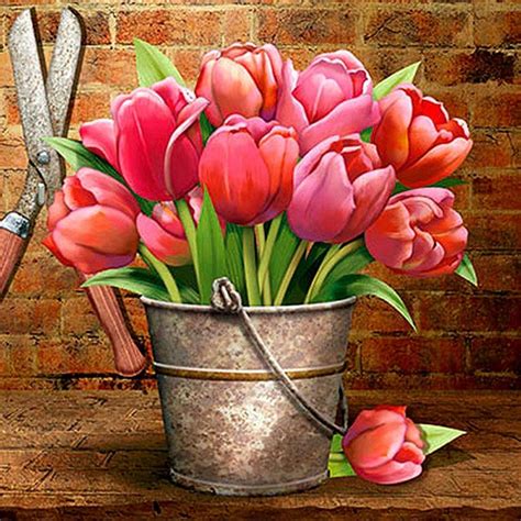 Flower Diamond Painting Kit - DIY Flower-26 – Diamond Painting Lovers